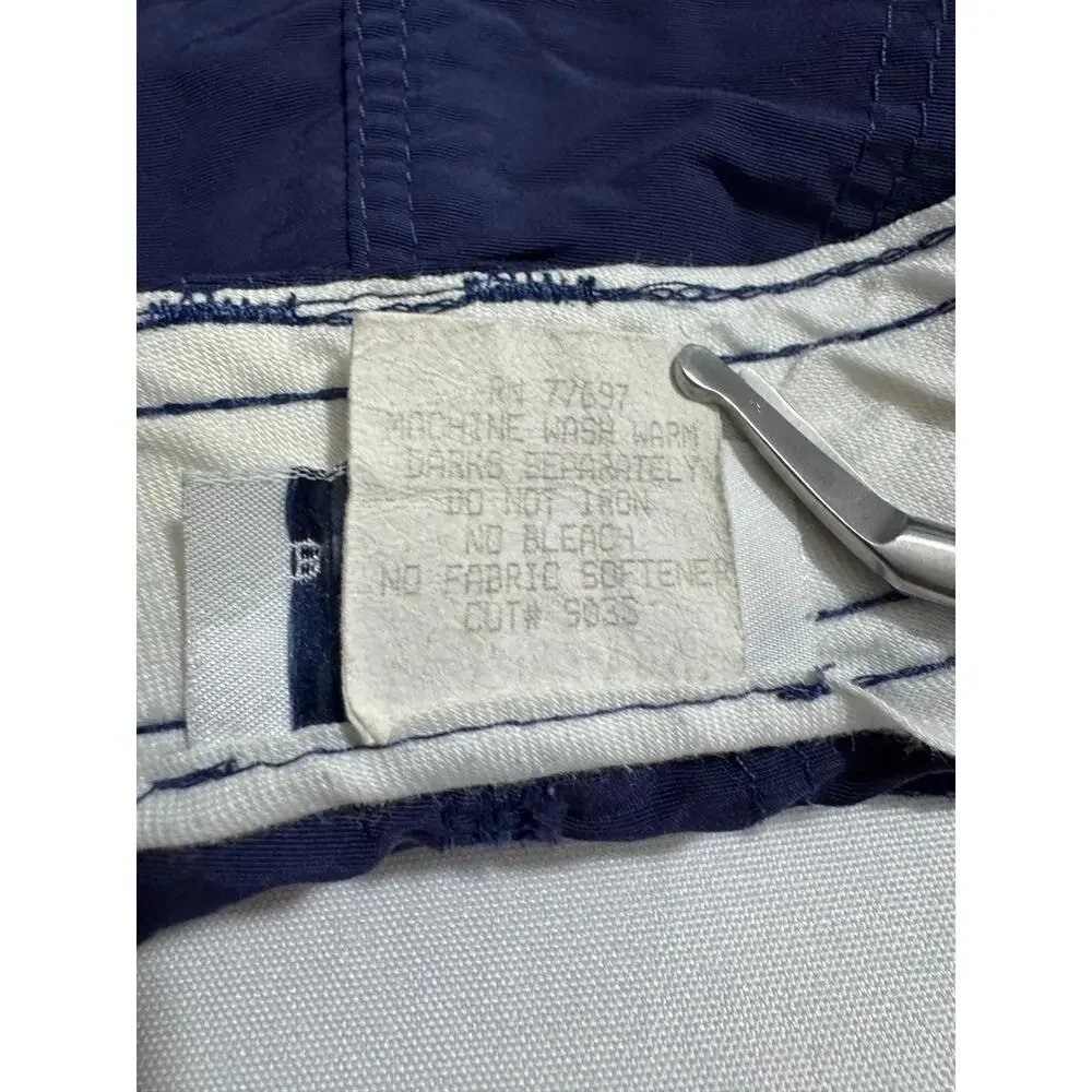 Vintage Aftco Blue Fishing Cargo Shorts - Men's Size 42